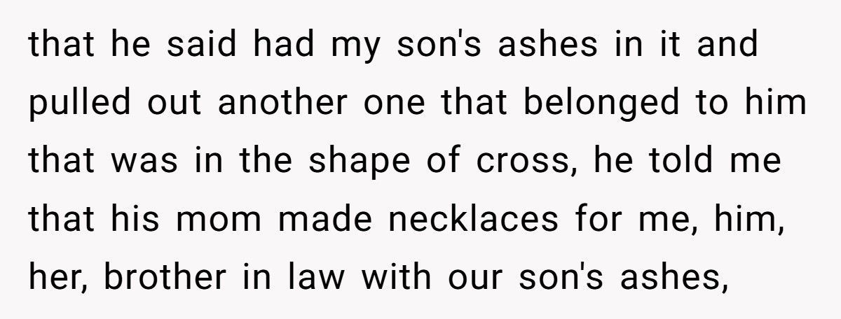 Woman Leaves Husband After Discovering He Let His Mother Steal Their Son’s Ashes