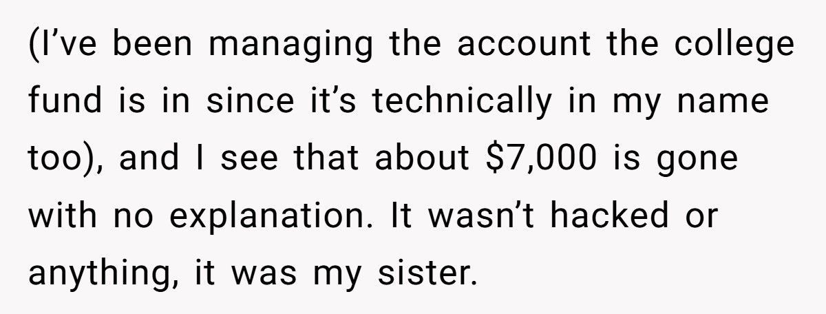 Mom Spends Daughter’s College Fund On Prom, Sister Refuses To Bail Her Out