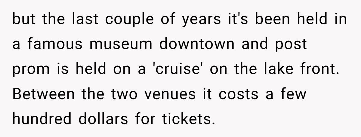 Mom Spends Daughter’s College Fund On Prom, Sister Refuses To Bail Her Out