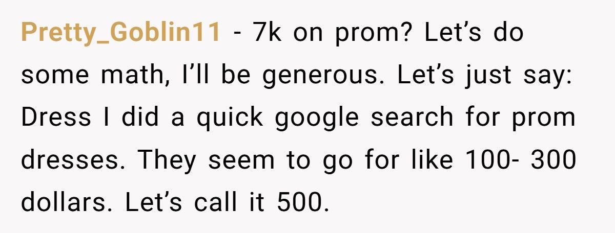 Mom Spends Daughter’s College Fund On Prom, Sister Refuses To Bail Her Out