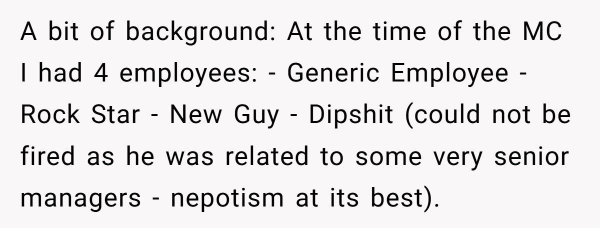 Ops Manager Demands His “Most Experienced” Worker, His Malicious Compliance Sends Her Dipshit Instead