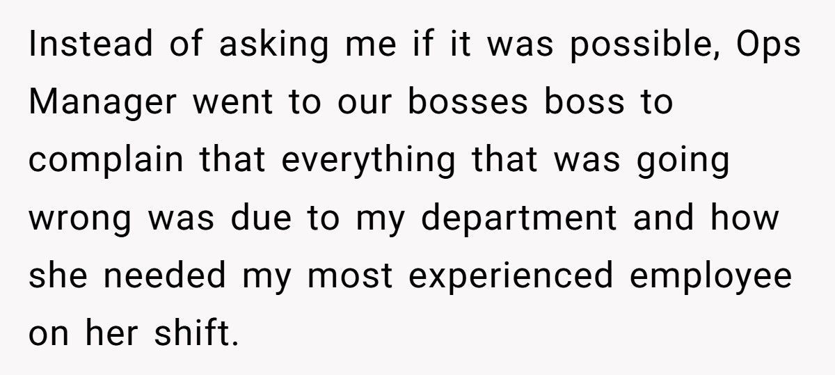 Ops Manager Demands His “Most Experienced” Worker, His Malicious Compliance Sends Her Dipshit Instead
