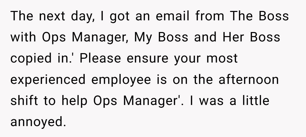 Ops Manager Demands His “Most Experienced” Worker, His Malicious Compliance Sends Her Dipshit Instead