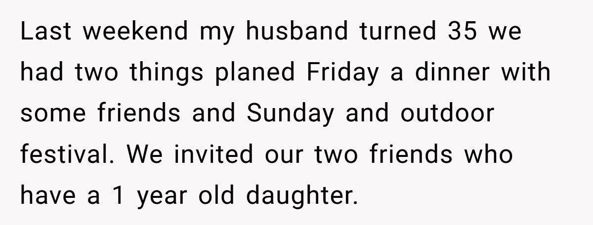 Couple Brings Baby To “Adults Only” Events, Then Blames Friends For Not Accommodating