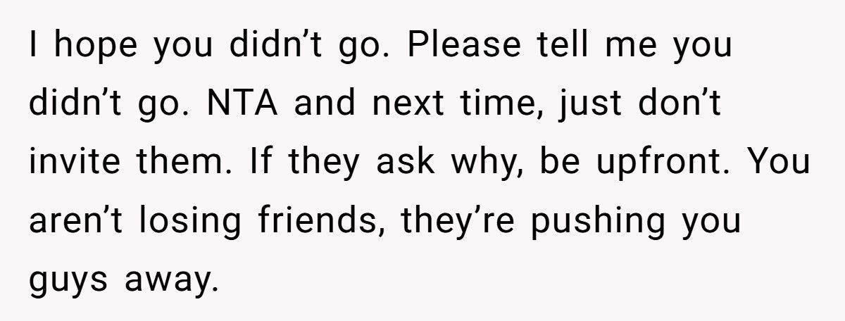 Couple Brings Baby To “Adults Only” Events, Then Blames Friends For Not Accommodating