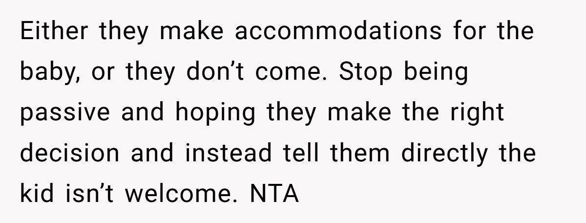 Couple Brings Baby To “Adults Only” Events, Then Blames Friends For Not Accommodating Couple Brings Baby To “Adults Only” Events, Then Blames Friends For Not Accommodating