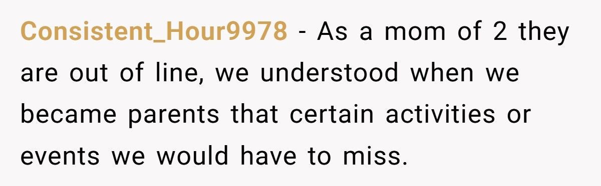 Couple Brings Baby To “Adults Only” Events, Then Blames Friends For Not Accommodating