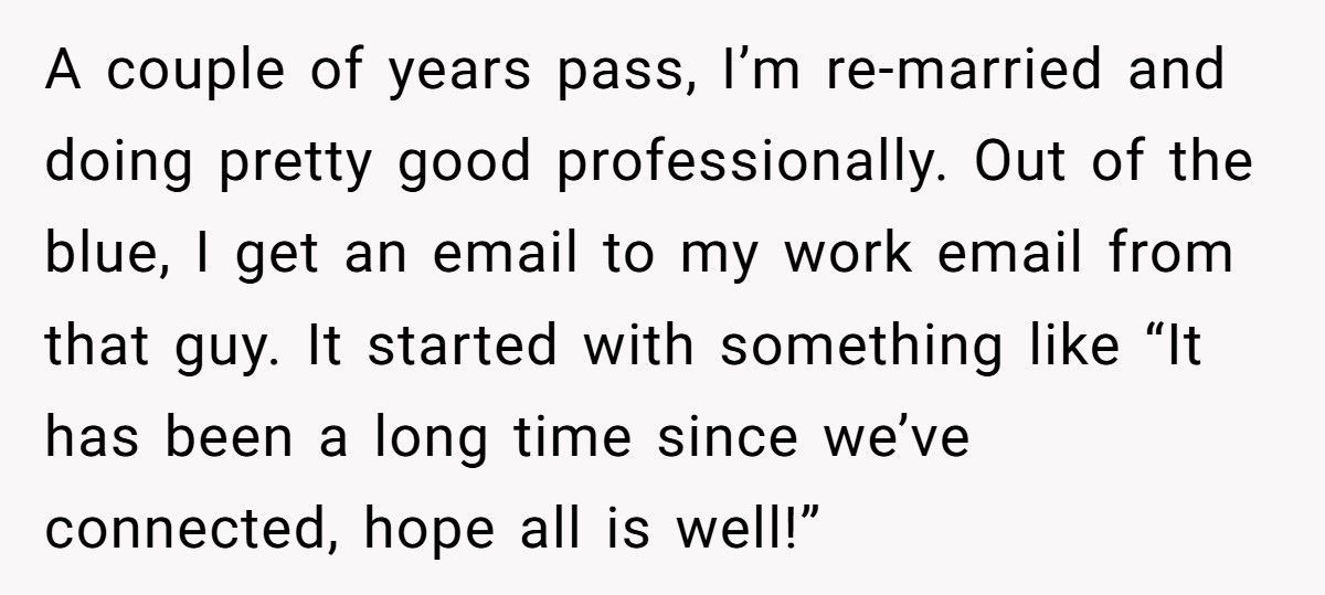 Guy Ghosts Woman After Divorce, Then Has The Nerve To List Her As Job Reference