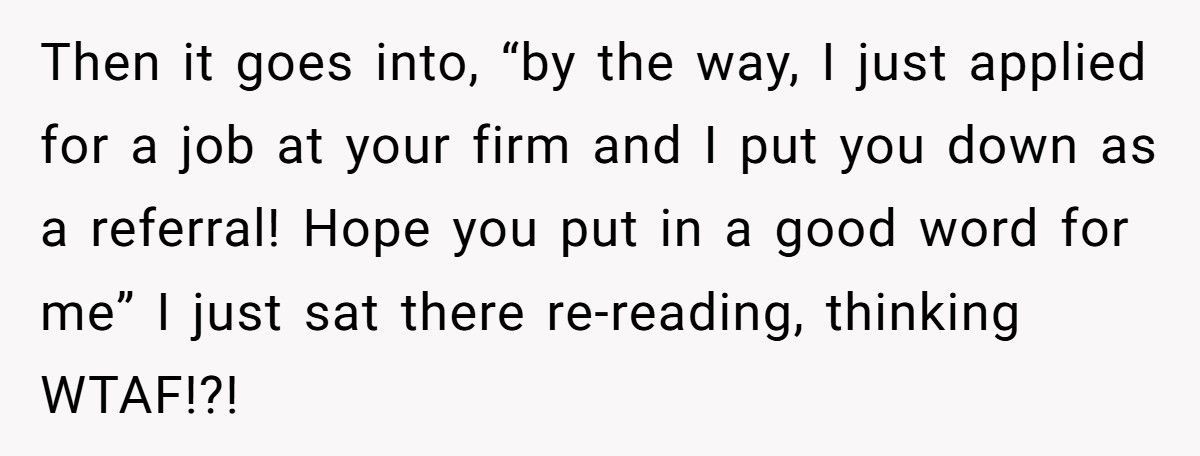 Guy Ghosts Woman After Divorce, Then Has The Nerve To List Her As Job Reference