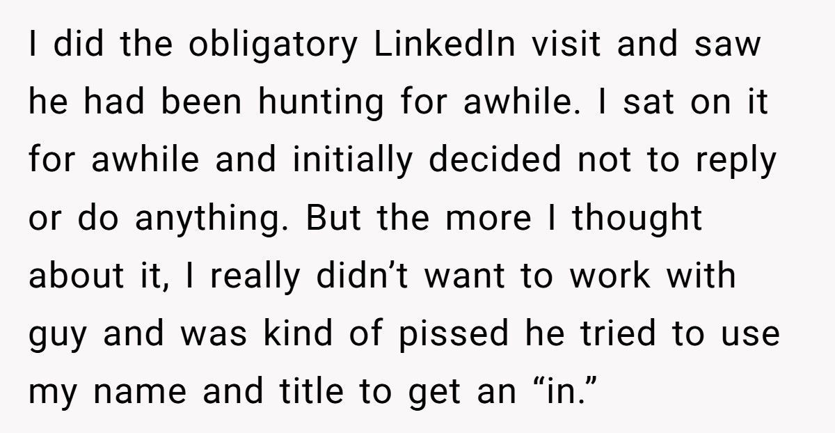 Guy Ghosts Woman After Divorce, Then Has The Nerve To List Her As Job Reference