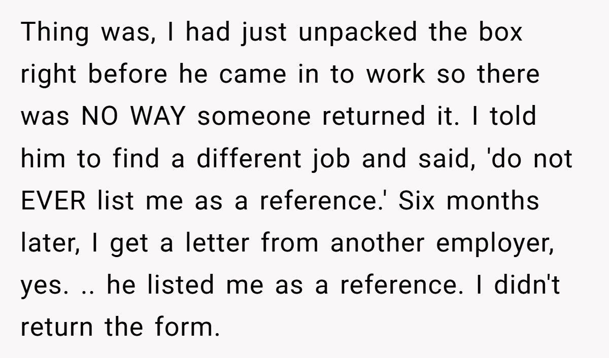 Guy Ghosts Woman After Divorce, Then Has The Nerve To List Her As Job Reference