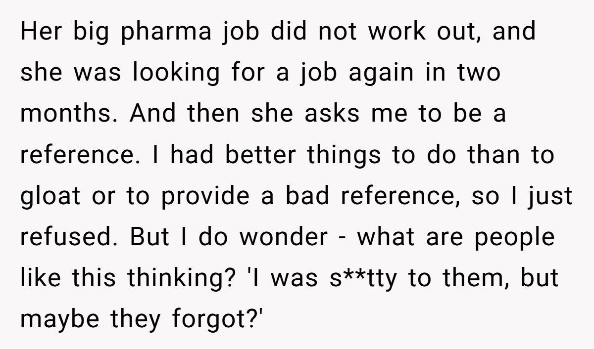 Guy Ghosts Woman After Divorce, Then Has The Nerve To List Her As Job Reference