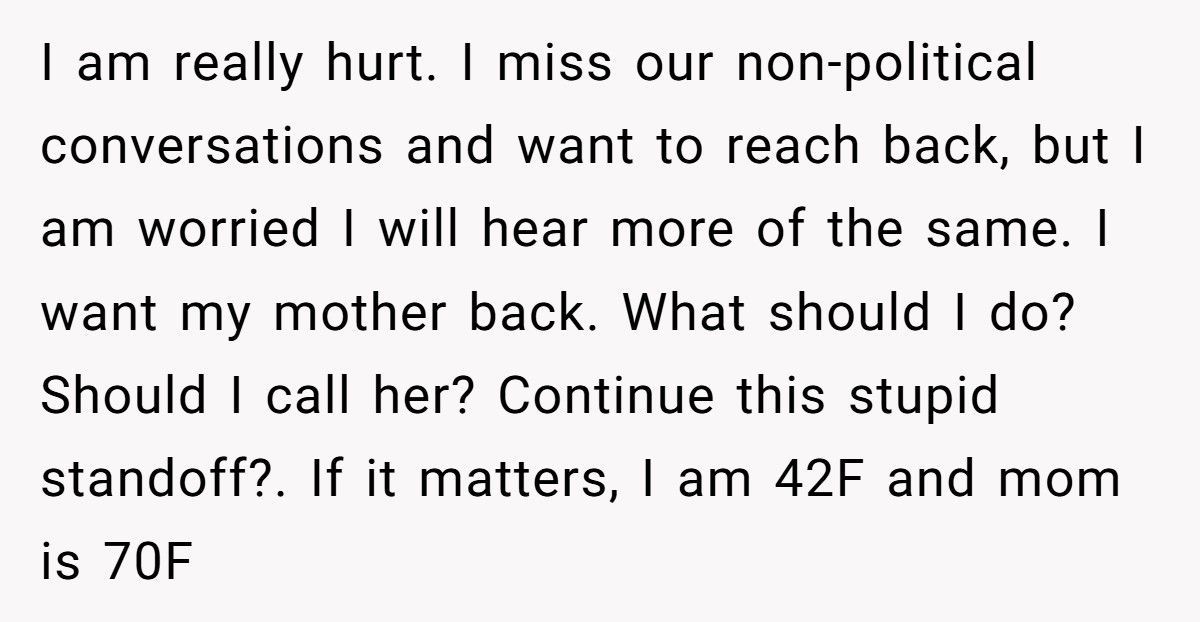 Mom Stopped Talking To Daughter Because Of Trump