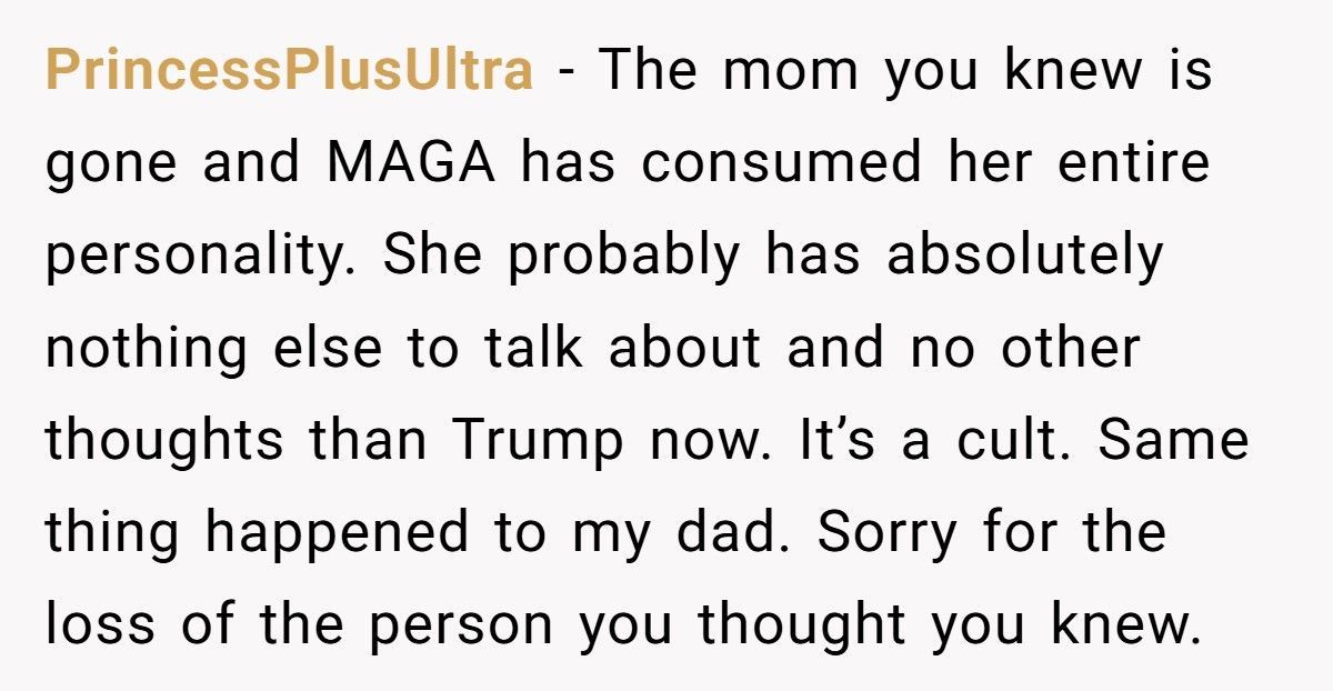 Mom Stopped Talking To Daughter Because Of Trump