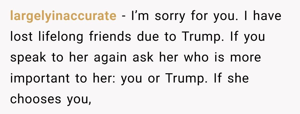 Mom Stopped Talking To Daughter Because Of Trump