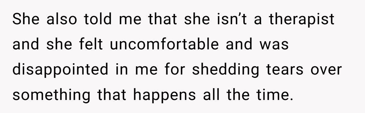 Man Considers Divorcing Wife After She Shames Him For Crying In Front Of Her