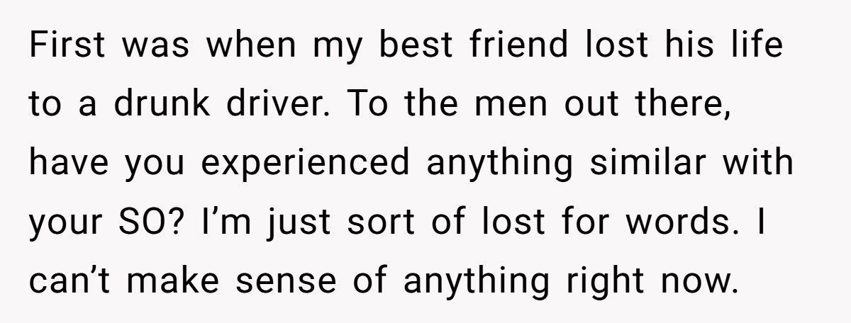 Man Considers Divorcing Wife After She Shames Him For Crying In Front Of Her