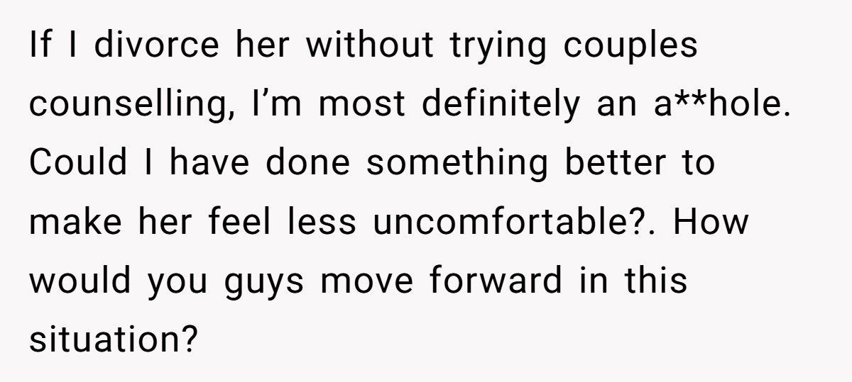 Man Considers Divorcing Wife After She Shames Him For Crying In Front Of Her