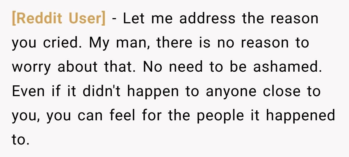 Man Considers Divorcing Wife After She Shames Him For Crying In Front Of Her