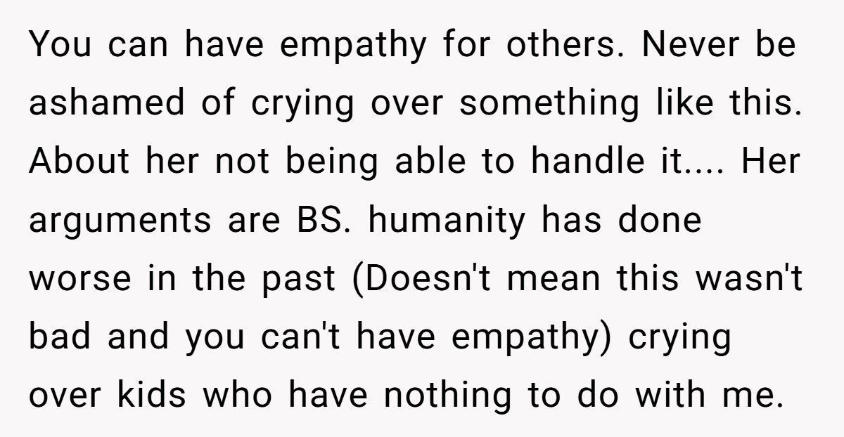Man Considers Divorcing Wife After She Shames Him For Crying In Front Of Her