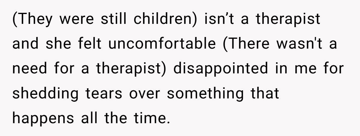 Man Considers Divorcing Wife After She Shames Him For Crying In Front Of Her