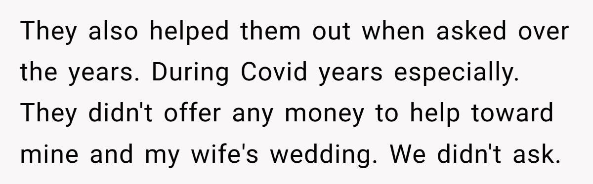Man Refuses To Bail Out Parents Who Let Him Go Homeless But Funded His Siblings