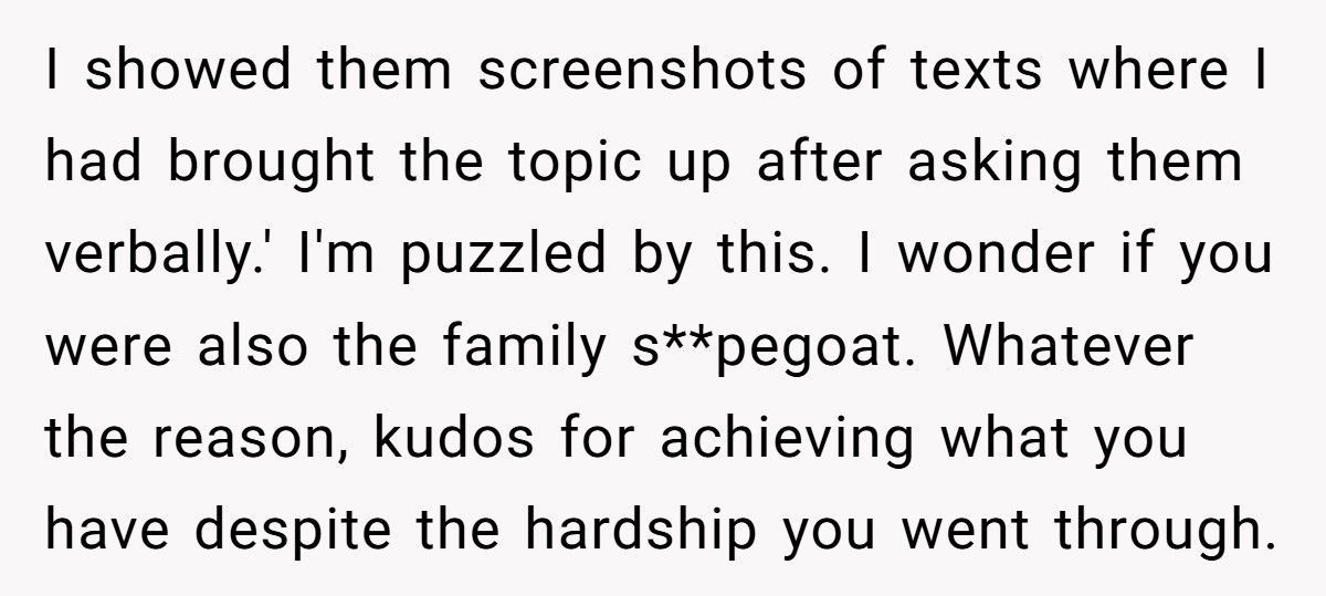 Man Refuses To Bail Out Parents Who Let Him Go Homeless But Funded His Siblings