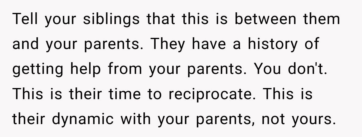 Man Refuses To Bail Out Parents Who Let Him Go Homeless But Funded His Siblings