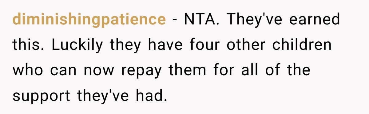Man Refuses To Bail Out Parents Who Let Him Go Homeless But Funded His Siblings