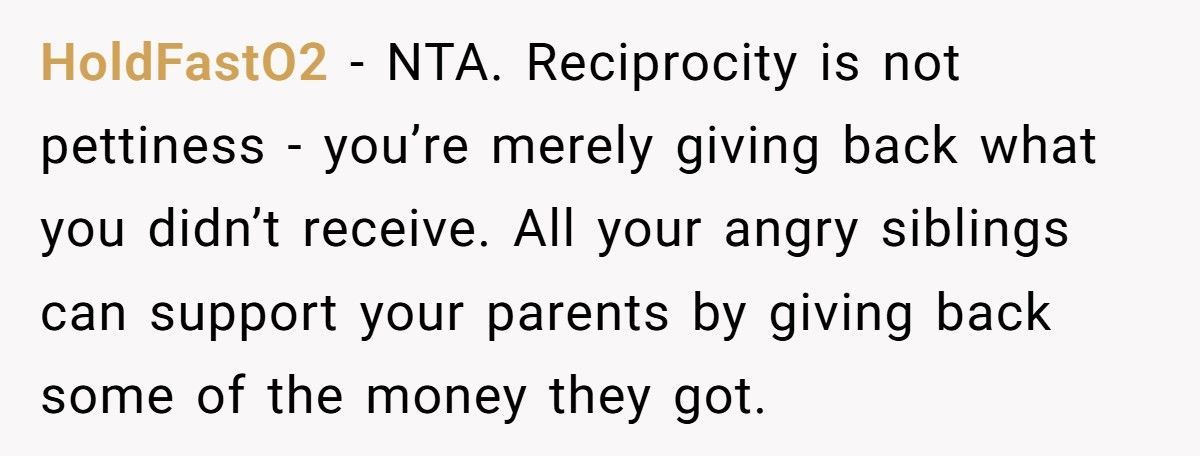 Man Refuses To Bail Out Parents Who Let Him Go Homeless But Funded His Siblings