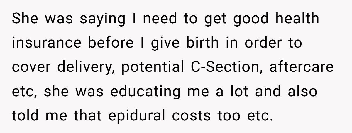 Wife Refuses To Give Birth The Natural Way After MIL Demands No Epidural