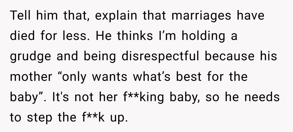 Wife Refuses To Give Birth The Natural Way After MIL Demands No Epidural