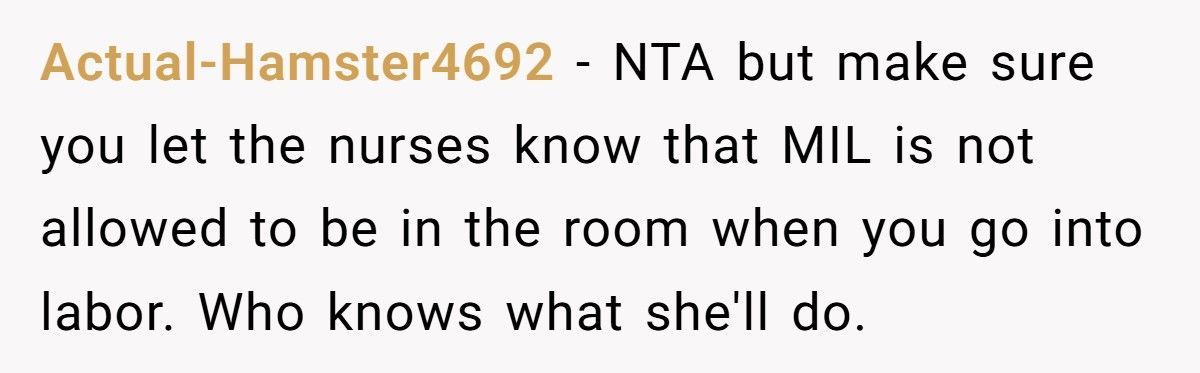 Wife Refuses To Give Birth The Natural Way After MIL Demands No Epidural