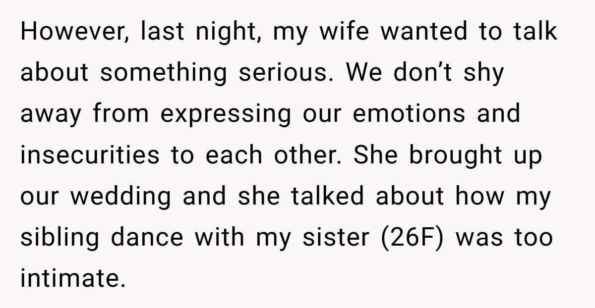 Wife Demands Husband Return $7,500 Wedding Gift After Calling His Dance With Sister Too Intimate