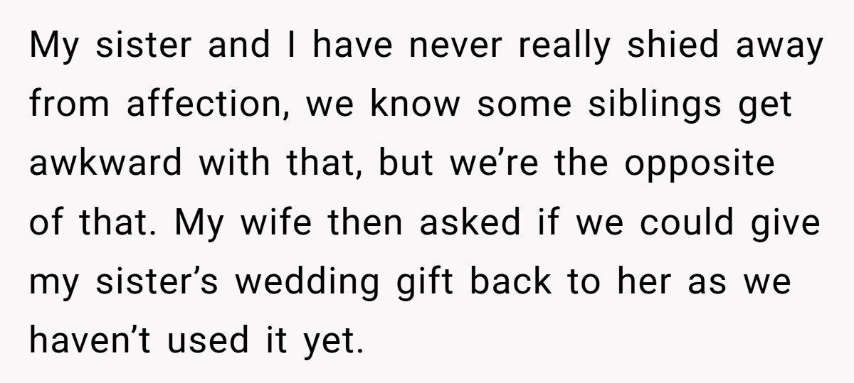 Wife Demands Husband Return $7,500 Wedding Gift After Calling His Dance With Sister Too Intimate