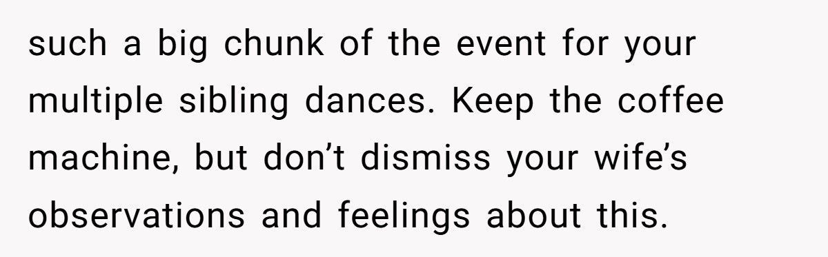 Wife Demands Husband Return $7,500 Wedding Gift After Calling His Dance With Sister Too Intimate