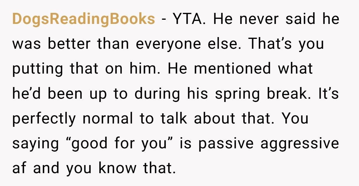 Man Shuts Down Colleague’s 150-Country Travel Story, Tells Him It’s Just His Rich Parents’ Money