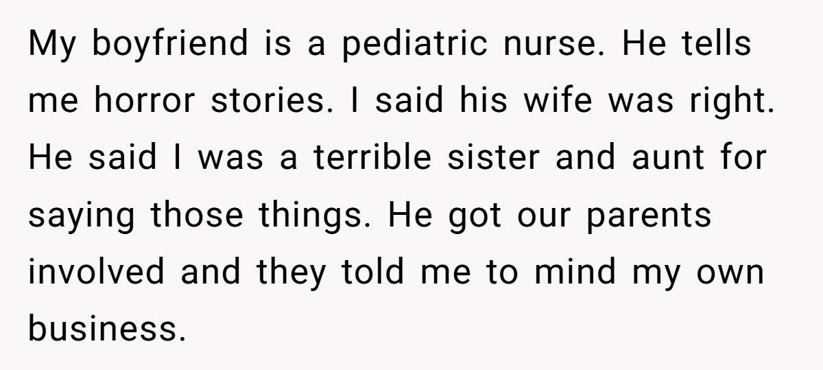 Man Pressured His Wife Into Keeping Disabled Baby, Now Demands His Sister Give Up School To Help