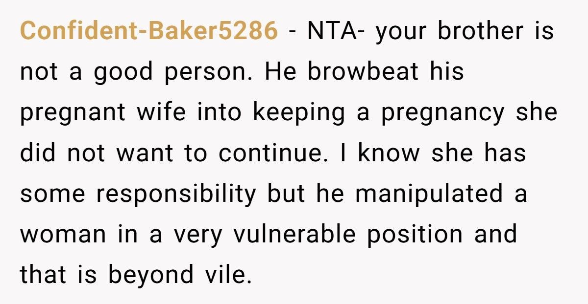 Man Pressured His Wife Into Keeping Disabled Baby, Now Demands His Sister Give Up School To Help