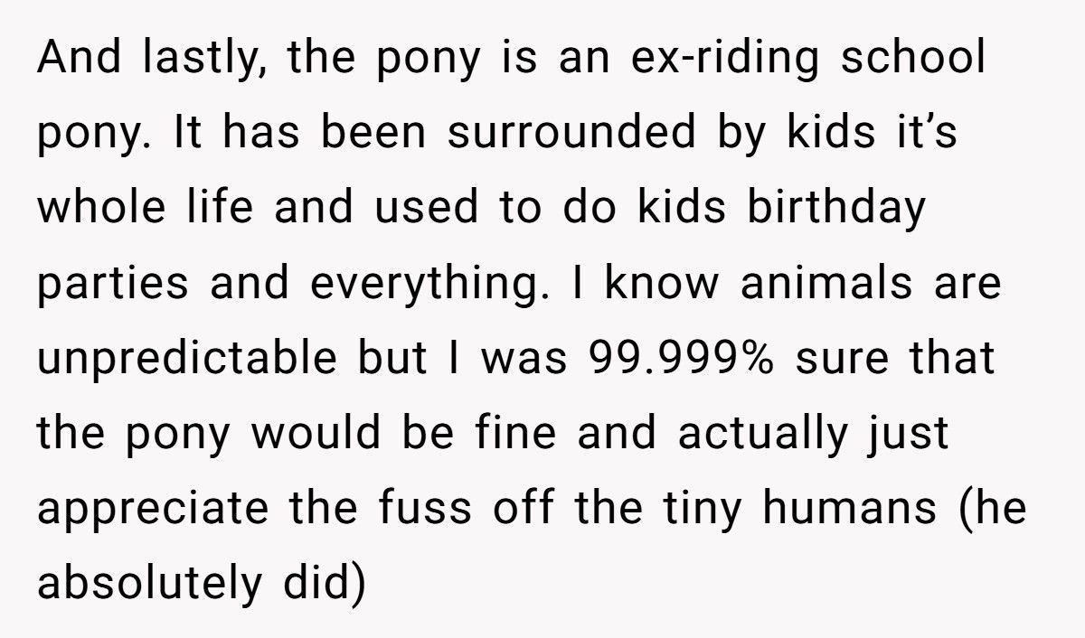 Mom Lets Daughter Ride Pony To School, Gets Accused Of “Showing Off”