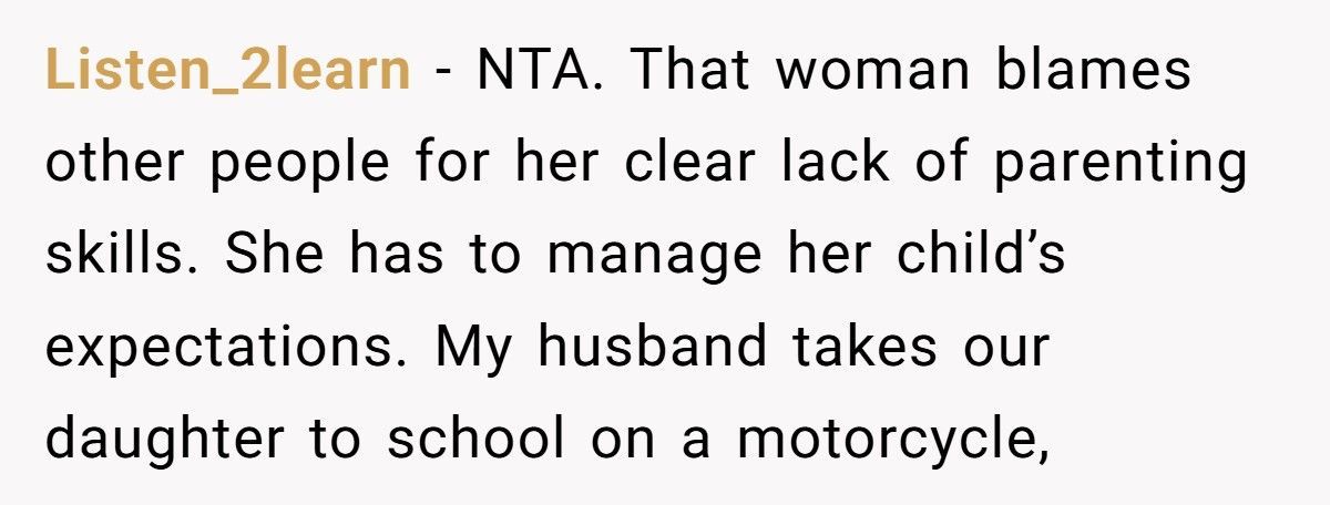 Mom Lets Daughter Ride Pony To School, Gets Accused Of “Showing Off”