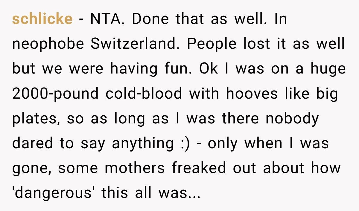 Mom Lets Daughter Ride Pony To School, Gets Accused Of “Showing Off”