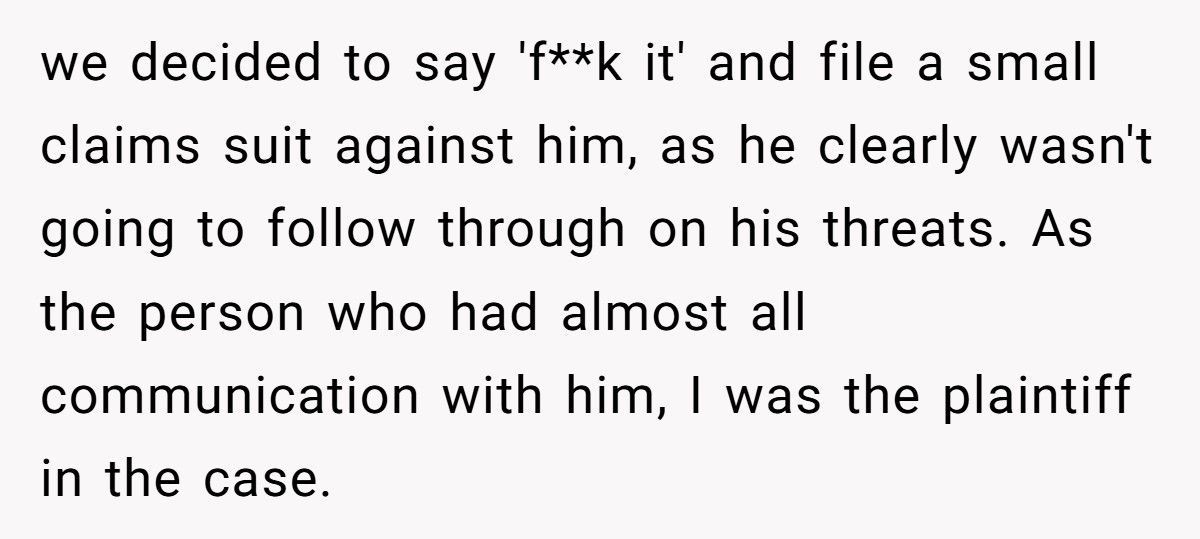 Ex-Landlord Threatens Court, Gets Dragged There Instead And Loses