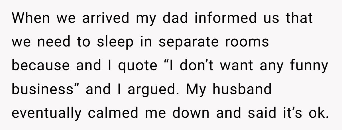 Parents Call Daughter A Brat After She Forces Them To Sleep In Separate Rooms