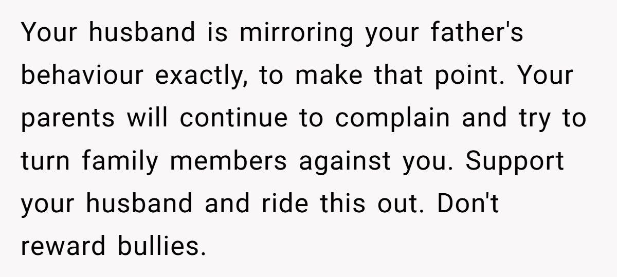 Parents Call Daughter A Brat After She Forces Them To Sleep In Separate Rooms