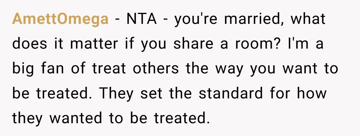 Parents Call Daughter A Brat After She Forces Them To Sleep In Separate Rooms