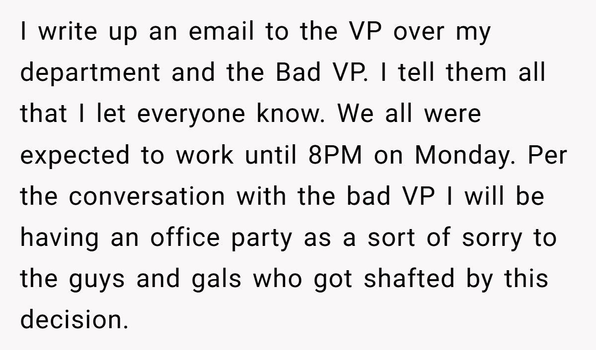 Manager Demands IT Work On July 4th, So IT Throws The Most Expensive Party In Company History