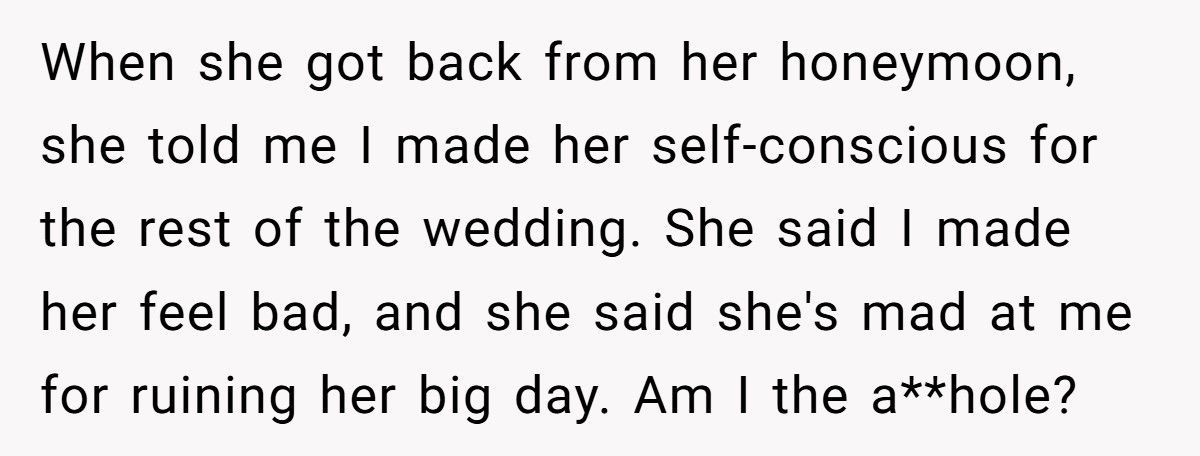 Bride Furious After Maid Of Honor Warns Her That Her Armpits Smell On Her Wedding Day