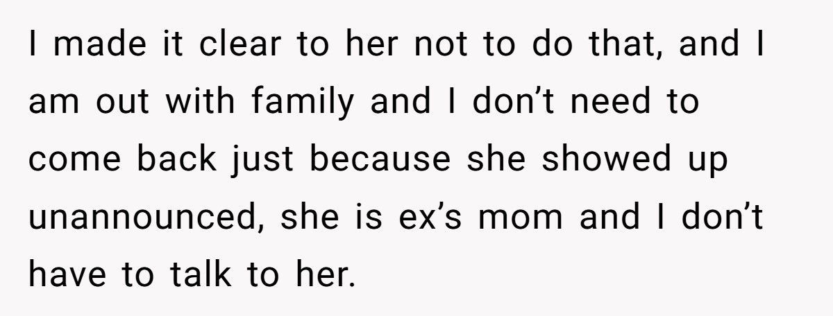 Mom Calls The Police After Her Son’s Ex Refuses To Open The Door For A Surprise Visit