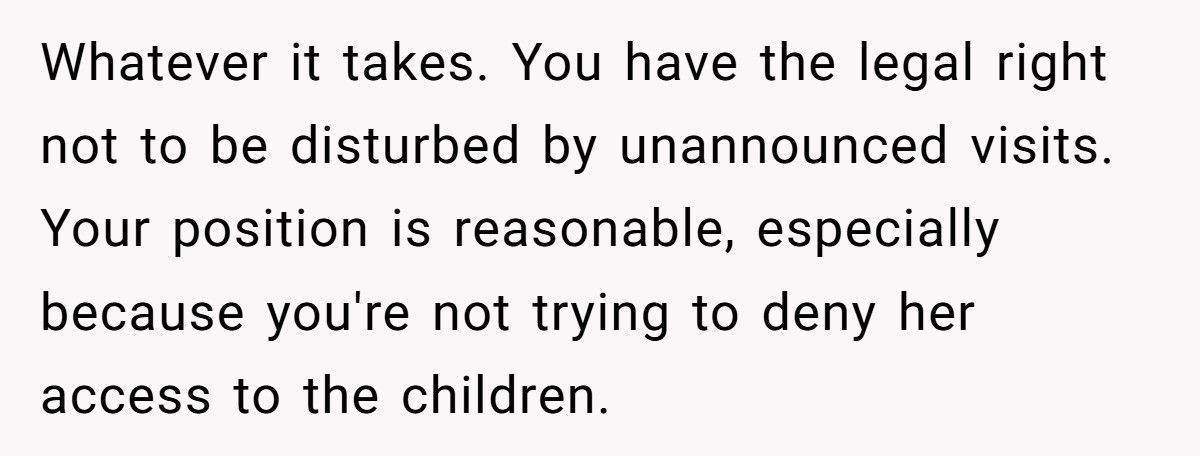 Mom Calls The Police After Her Son’s Ex Refuses To Open The Door For A Surprise Visit